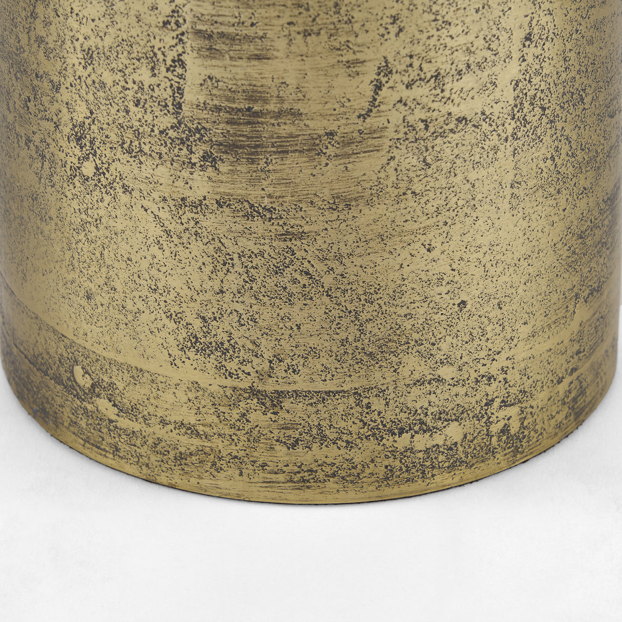 Quonset Extra Tall Brass Finished Aluminum Metal Pillar Object from Mercana - Luna Furniture