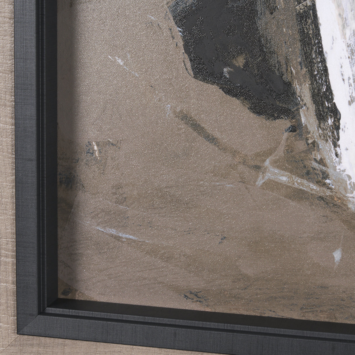 Shaped & Balance II by Mercana Studio a Hand Embellished Textured Framed Art Print from Mercana - Luna Furniture
