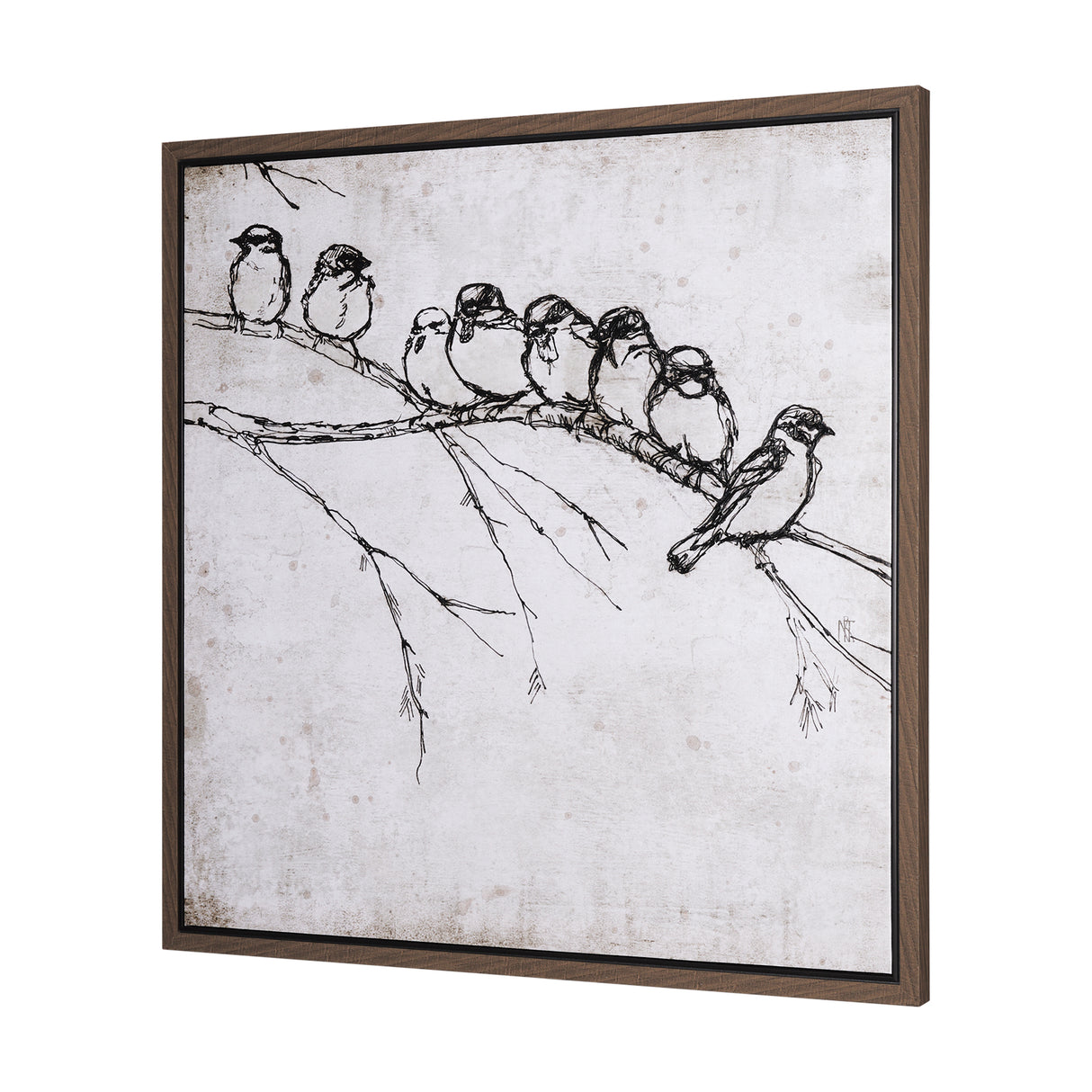 Waiting for spring I by Mercana Studio a Hand Embellished Textured Framed Canvas from Mercana - Luna Furniture