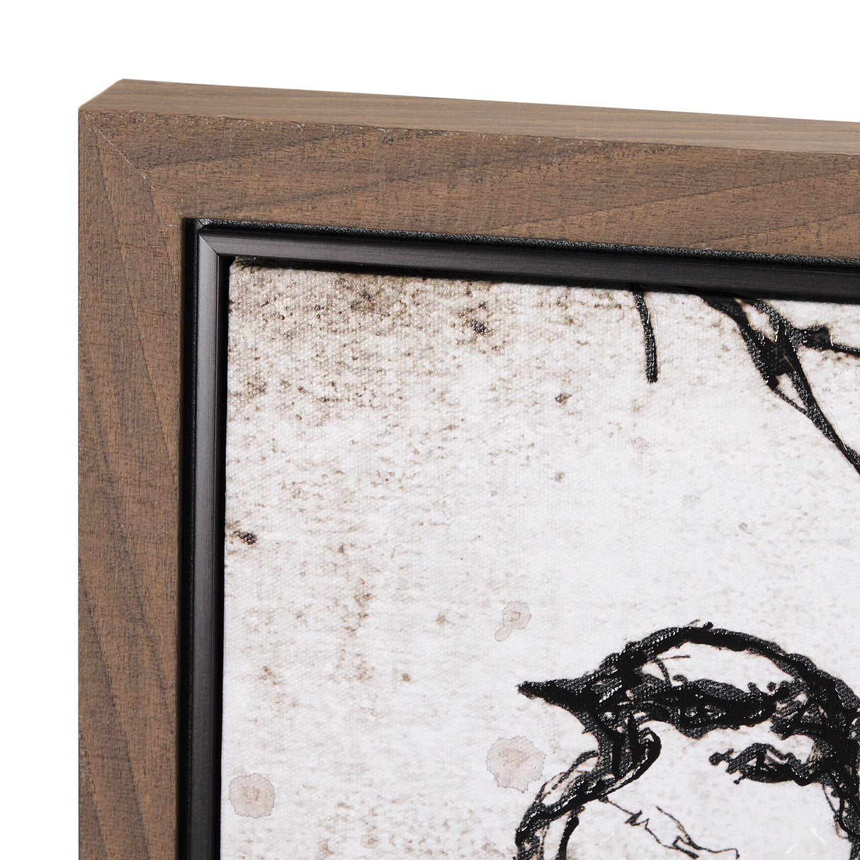 Waiting for spring I by Mercana Studio a Hand Embellished Textured Framed Canvas from Mercana - Luna Furniture