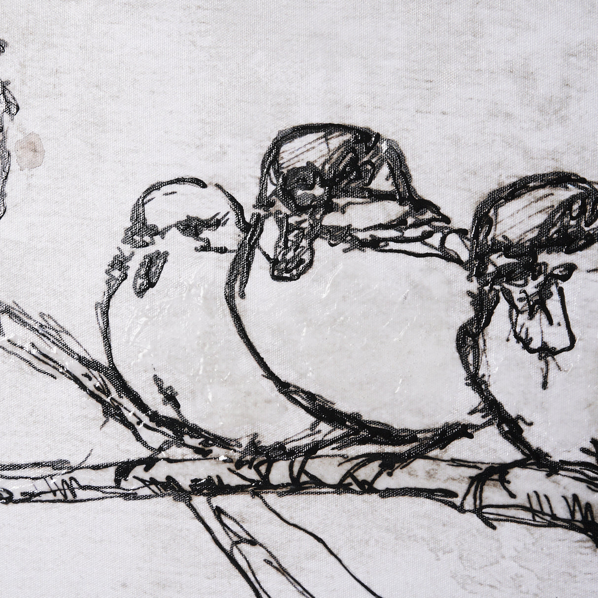 Waiting for spring I by Mercana Studio a Hand Embellished Textured Framed Canvas from Mercana - Luna Furniture