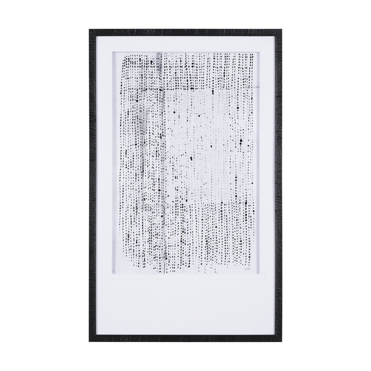 Dot Texture I by Mercana Studio a Hand Embellished Textured Framed Art Print Matted under Glass from Mercana - Luna Furniture