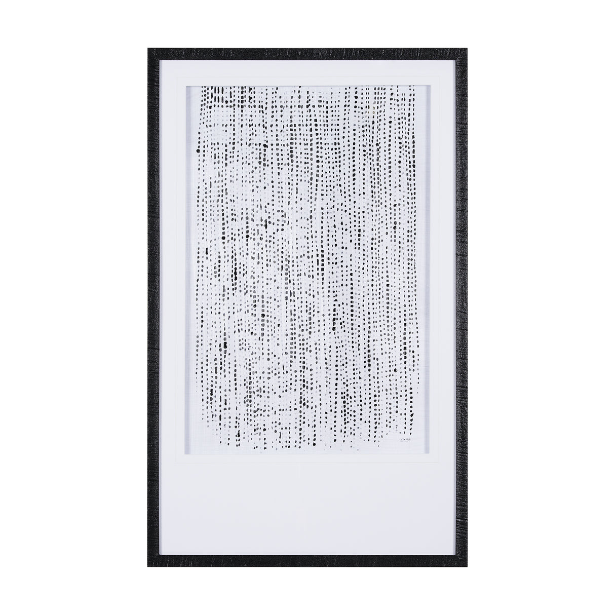 Dot Texture II by Mercana Studio a Hand Embellished Textured Framed Art Print Matted under Glass from Mercana - Luna Furniture