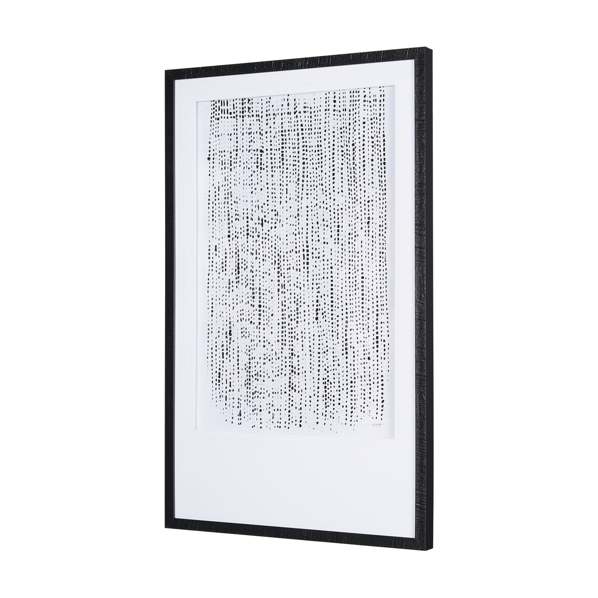 Dot Texture II by Mercana Studio a Hand Embellished Textured Framed Art Print Matted under Glass from Mercana - Luna Furniture