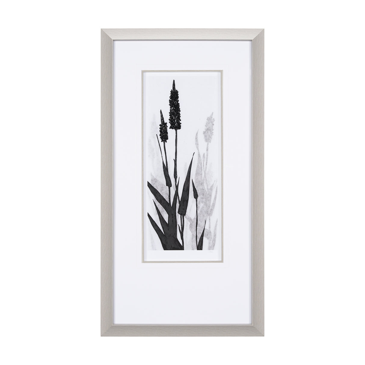 Floral Silhouette II by Mercana Studio Hand Embellished Textured Framed Art Print Matted under Glass from Mercana - Luna Furniture