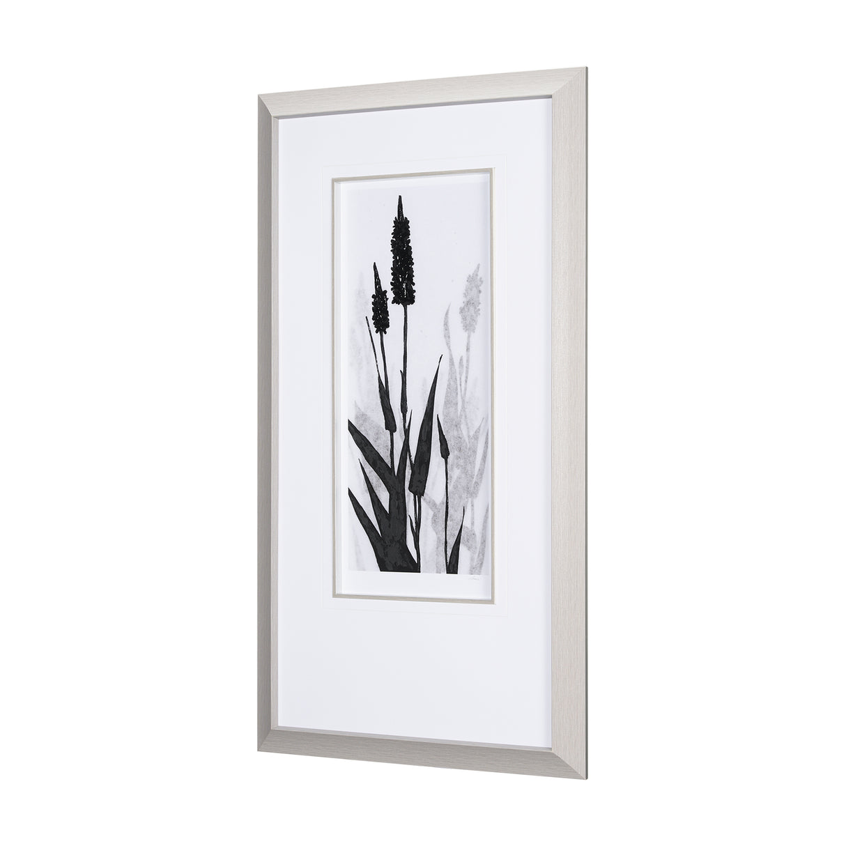 Floral Silhouette II by Mercana Studio Hand Embellished Textured Framed Art Print Matted under Glass from Mercana - Luna Furniture
