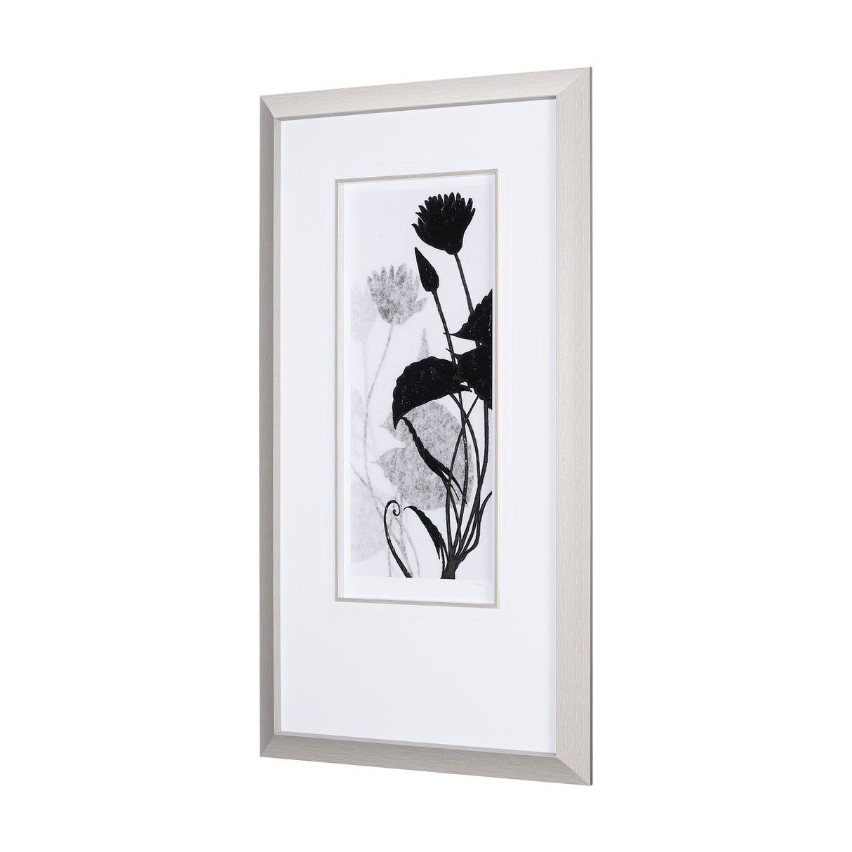 Floral Silhouette III by Mercana Studio Hand Embellished Textured Framed Art Print Matted under Glas from Mercana - Luna Furniture