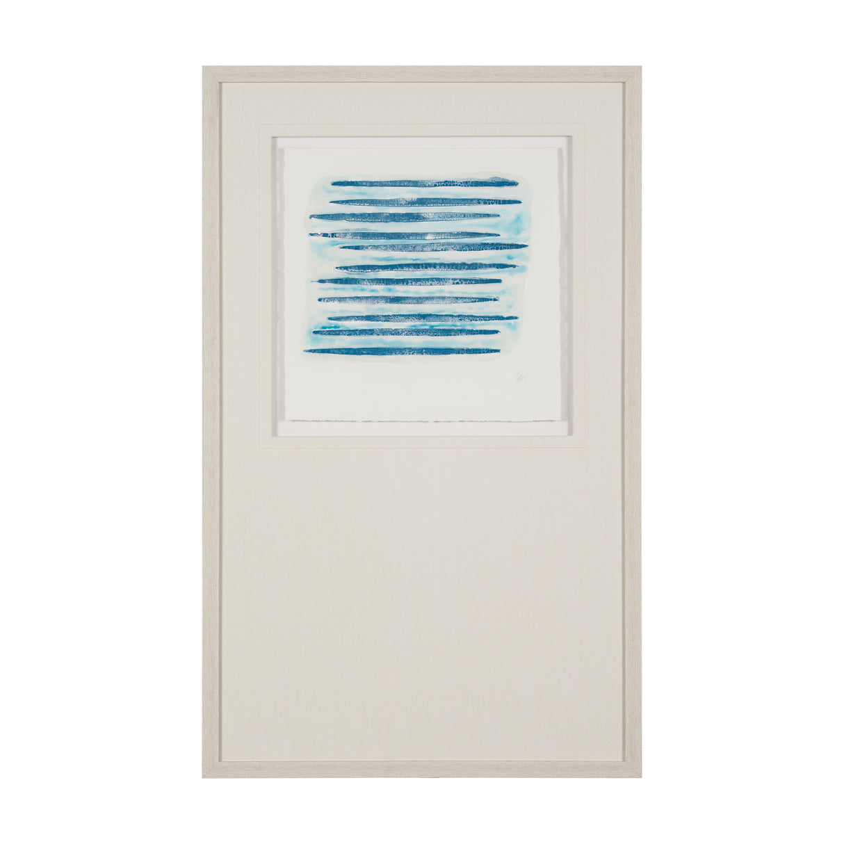 Calm River Blue II by Studio M a handmade Original Framed Artwork under Glass from Mercana - Luna Furniture