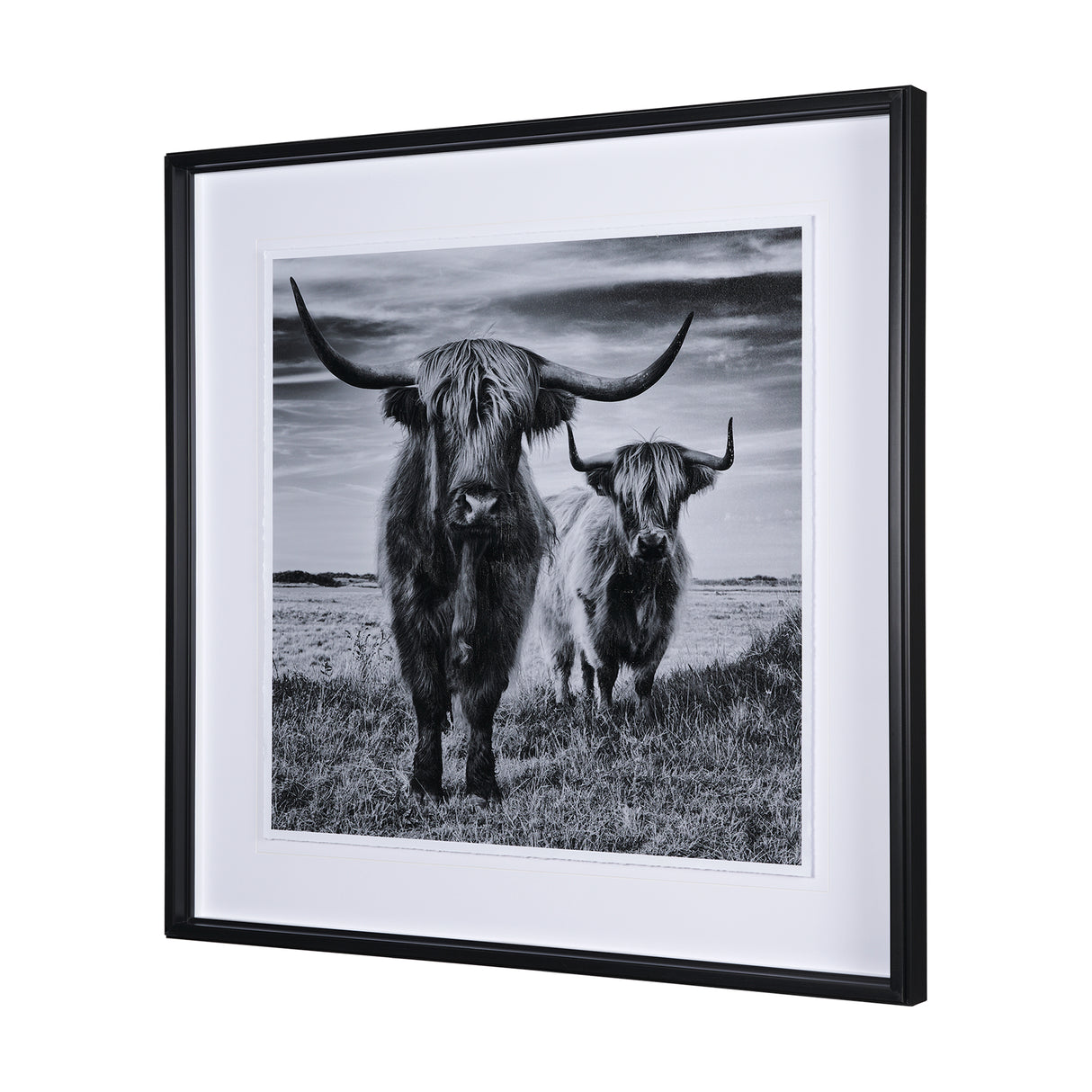 Highlands by Mercana Studio a Hand Embellished Textured Framed Photo Art Print Matted under Glass from Mercana - Luna Furniture