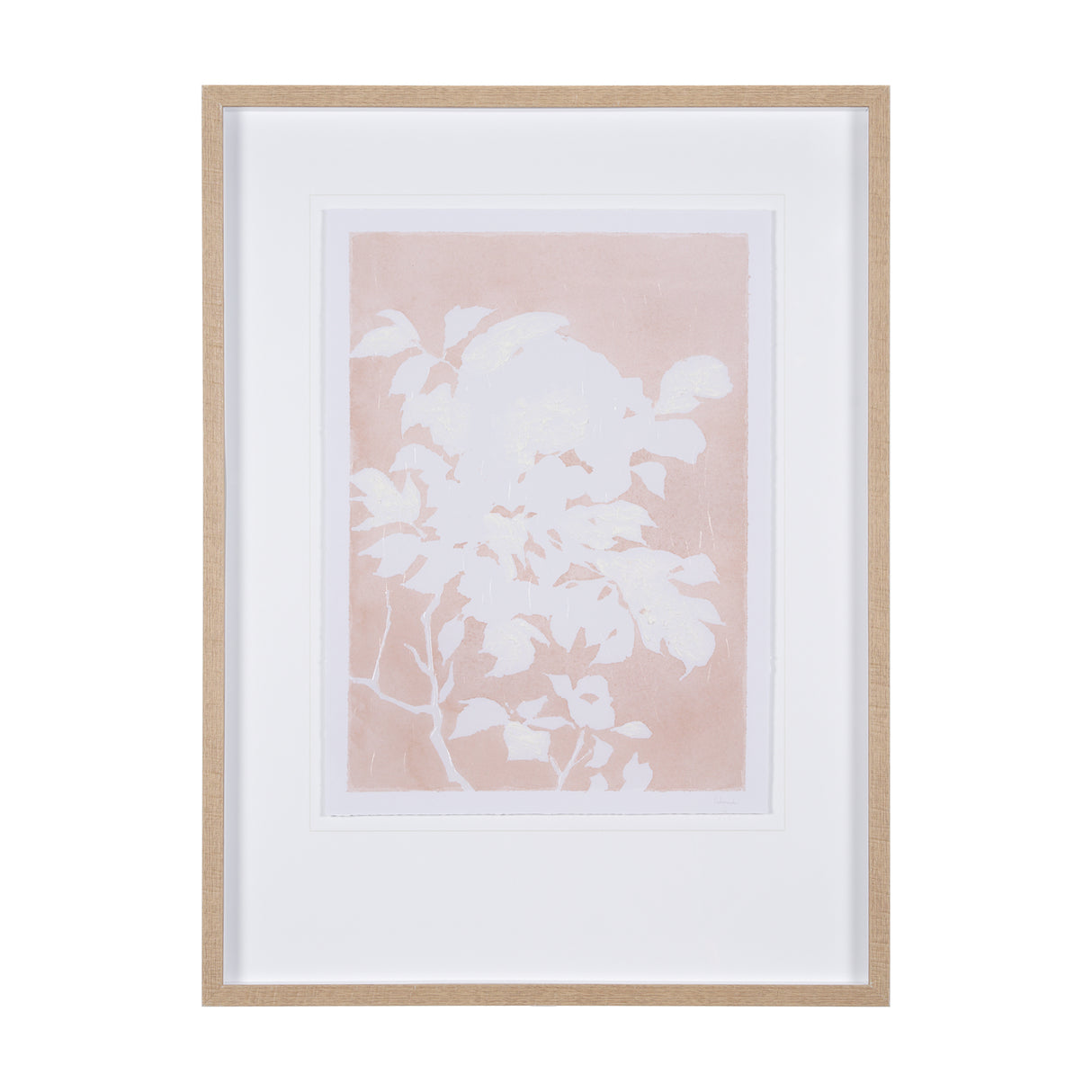 Flower Silhouette-Peony by Mercana Studio Hand Embellished Framed Art Print Matted under Glass from Mercana - Luna Furniture