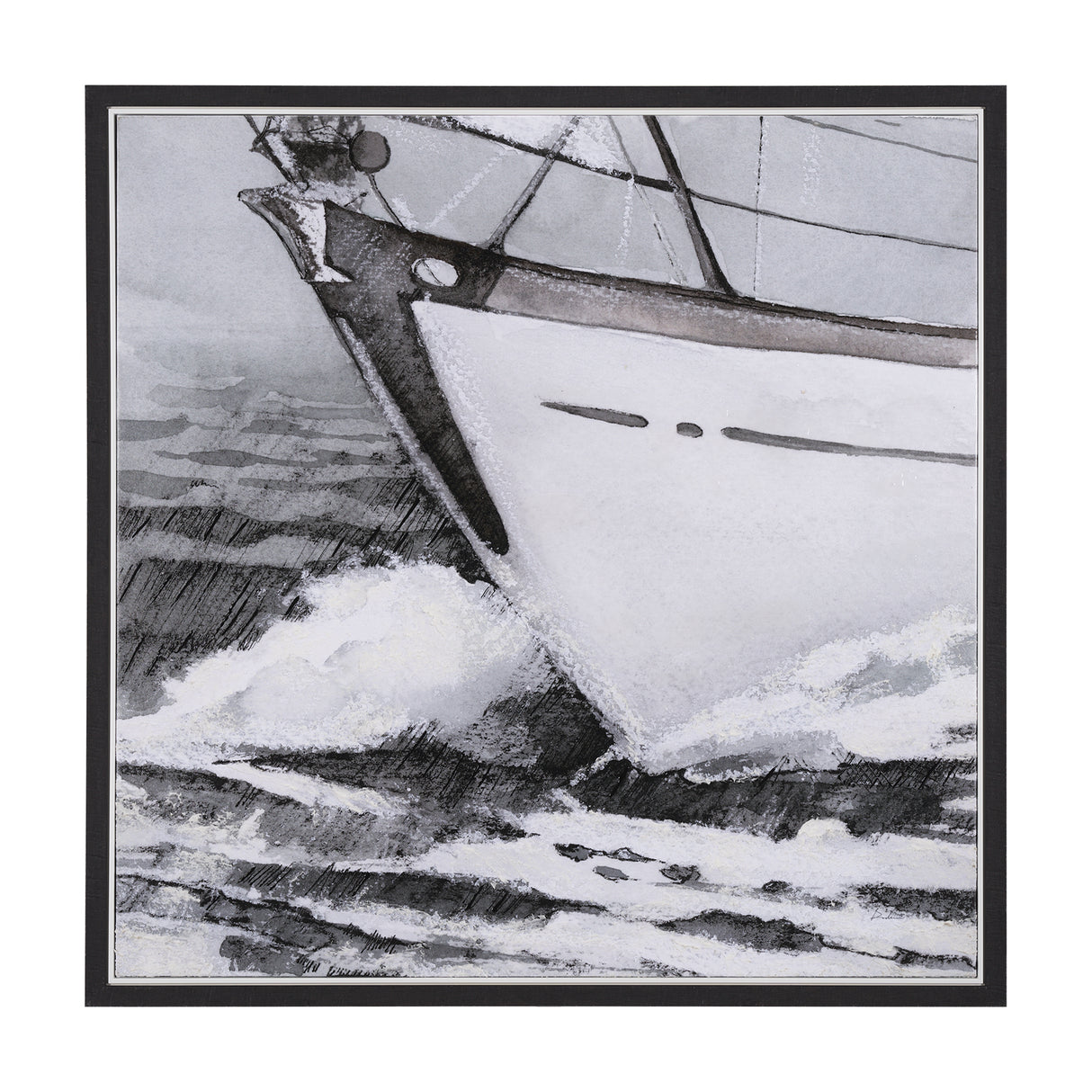 Seaside Vacation III by Mercana Studio a Hand Embellished Textured Framed Canvas from Mercana - Luna Furniture