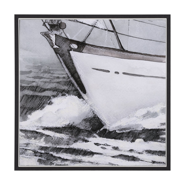 Seaside Vacation III by Mercana Studio a Hand Embellished Textured Framed Canvas