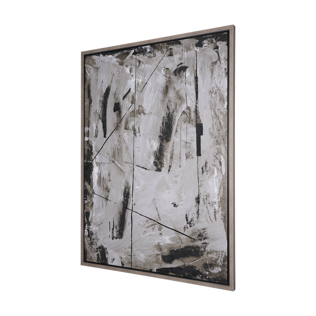 Clay III by Mercana Studio a Hand Embellished Textured Framed Canvas from Mercana - Luna Furniture