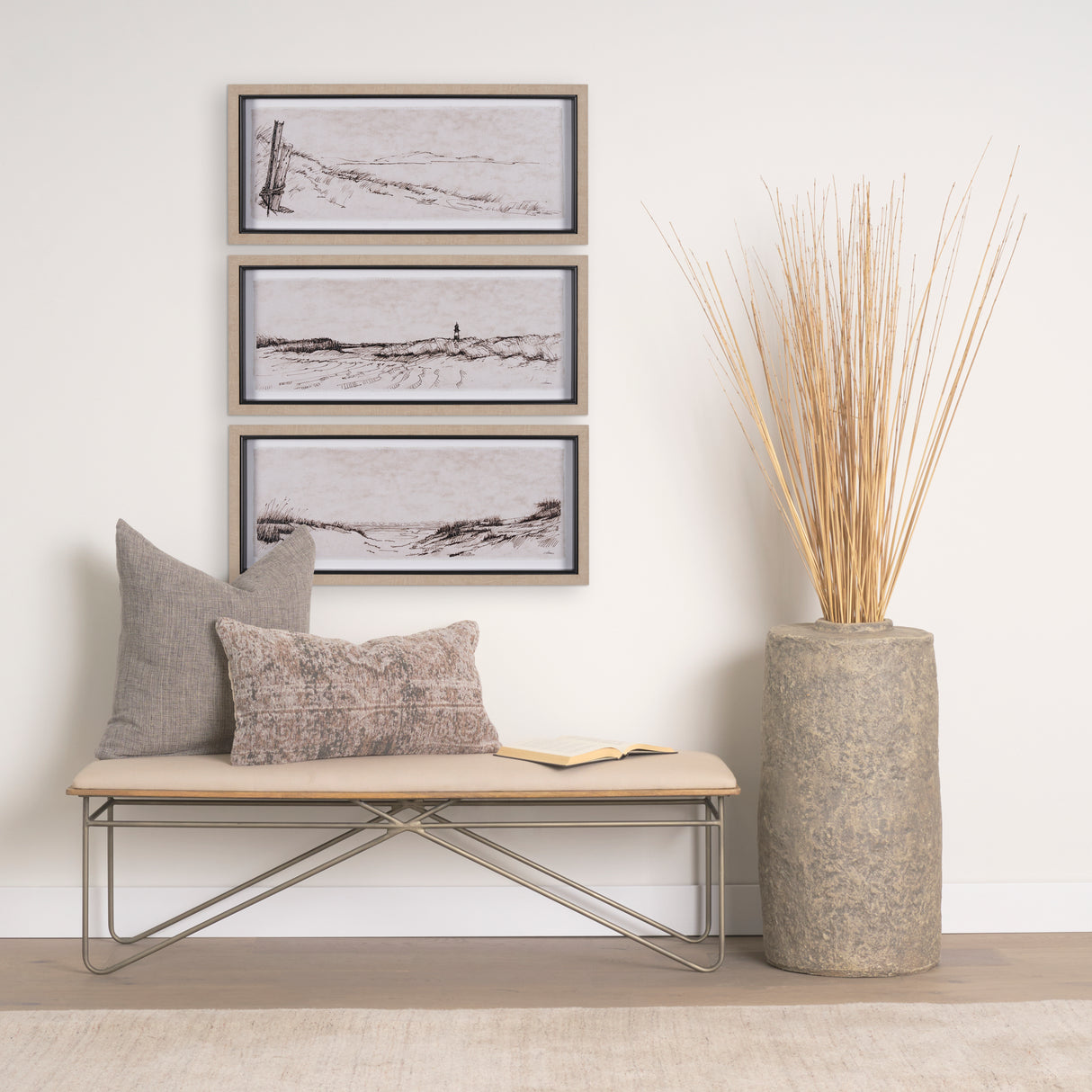 Jacklyn Grey Linen Square Decorative Pillow Cover from Mercana - Luna Furniture