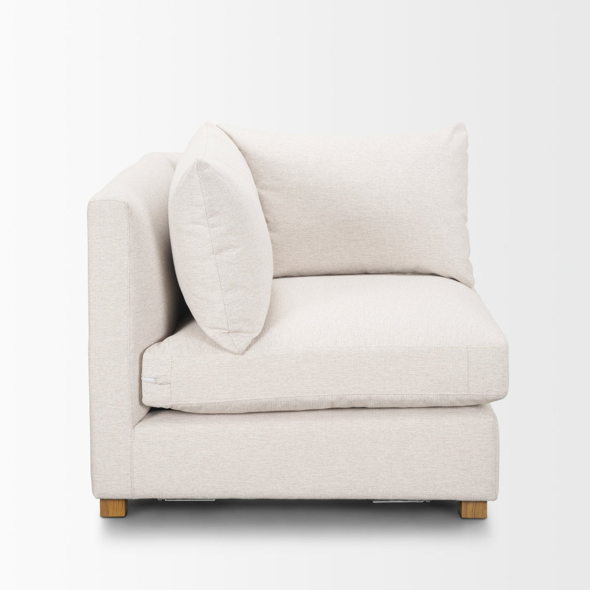Halston Corner Sectional Piece Oatmeal Performance Fabric from Mercana - Luna Furniture