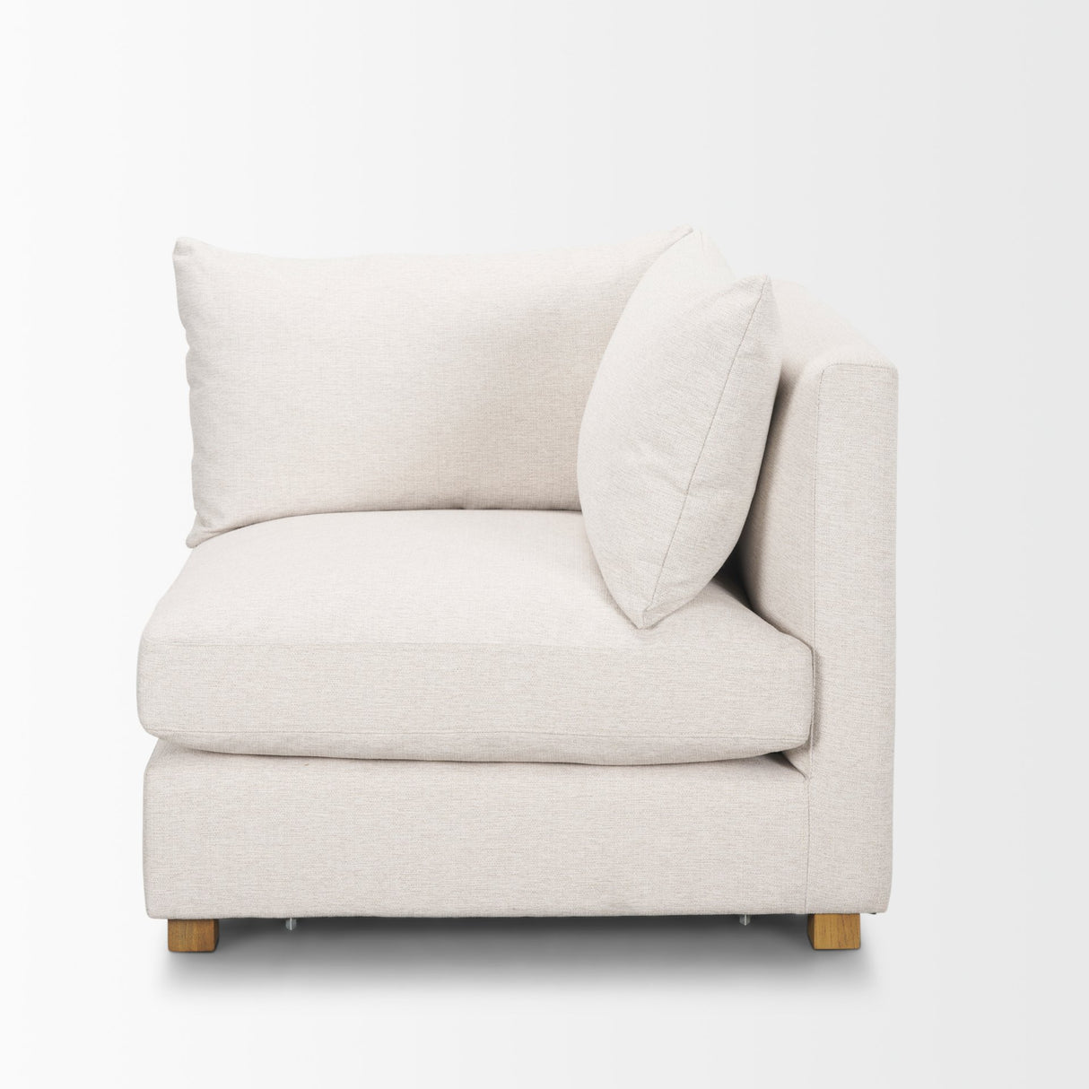 Halston Corner Sectional Piece Oatmeal Performance Fabric from Mercana - Luna Furniture