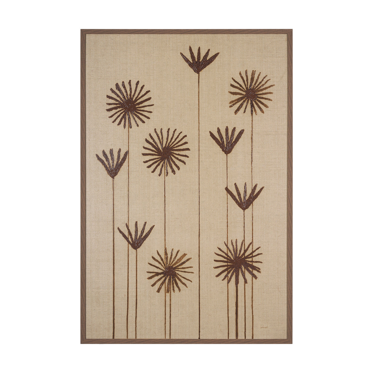Spark II (Tan) by Mercana Studio a Hand Embellished Textured Framed Art Print from Mercana - Luna Furniture