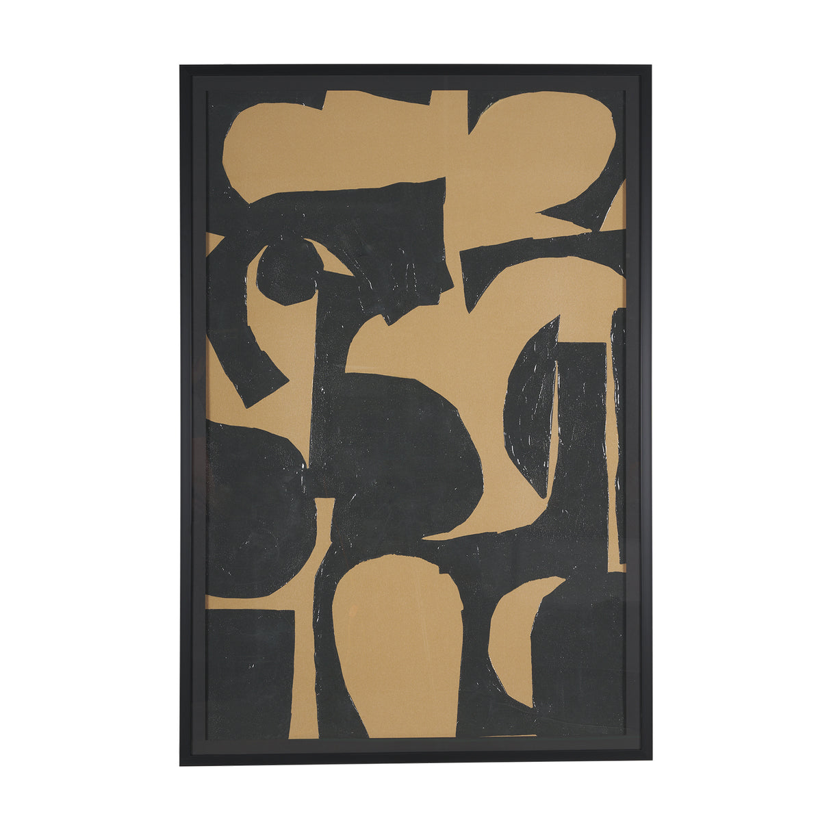 Kaldow by Mercana Studio a Hand Embellished Textured Framed Art Print Matted under Glass from Mercana - Luna Furniture