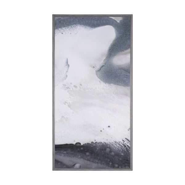 Storm Surge III by Mercana Studio a Hand Embellished Textured Framed Canvas