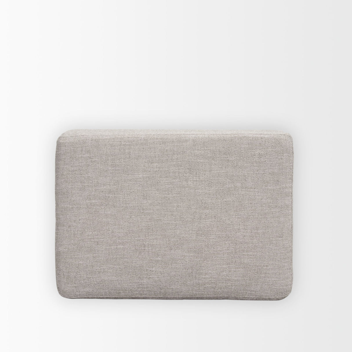 Halston Small Ottoman Light Gray Performance Fabric from Mercana - Luna Furniture