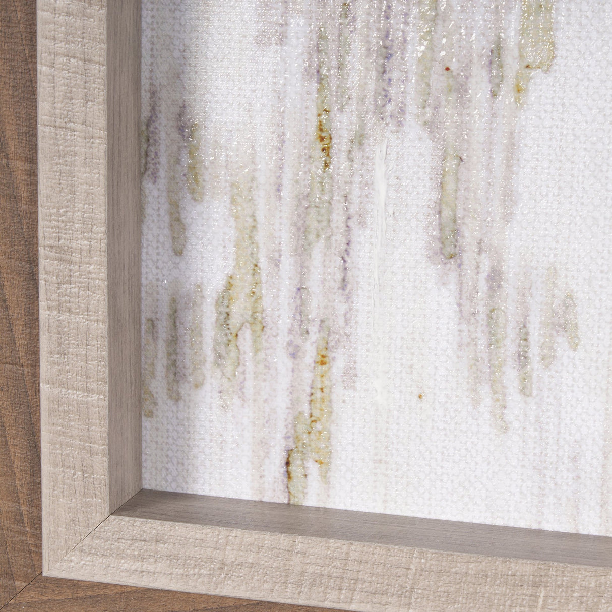 Ikat Patterns I by Silvia Krause a Hand Embellished Textured Framed Art Print from Mercana - Luna Furniture