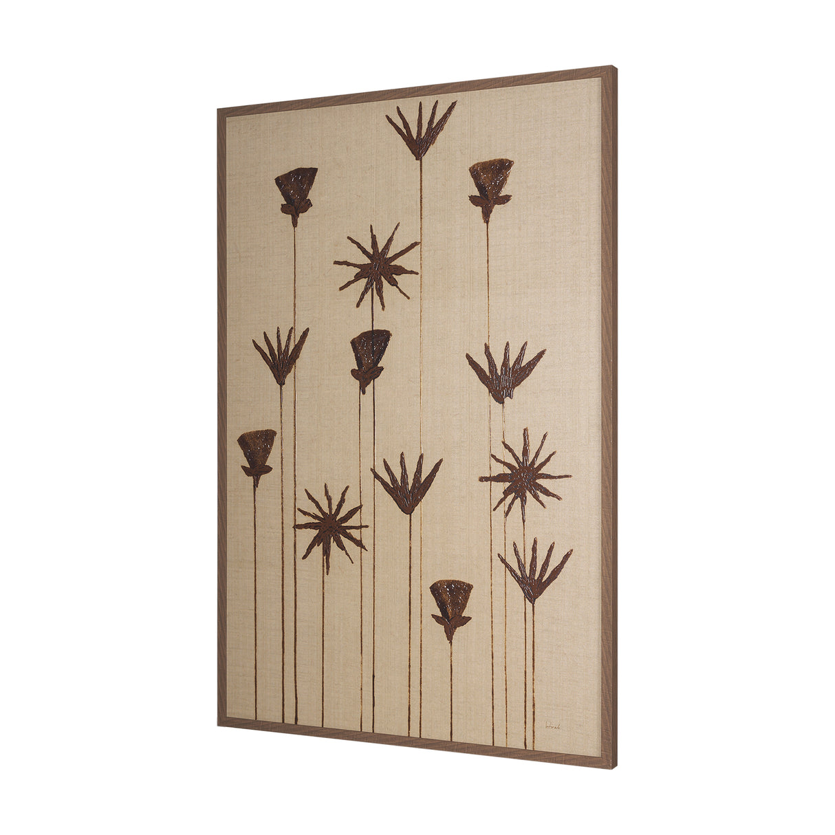 Spark I (Tan) by Mercana Studio a Hand Embellished Textured Framed Art Print from Mercana - Luna Furniture