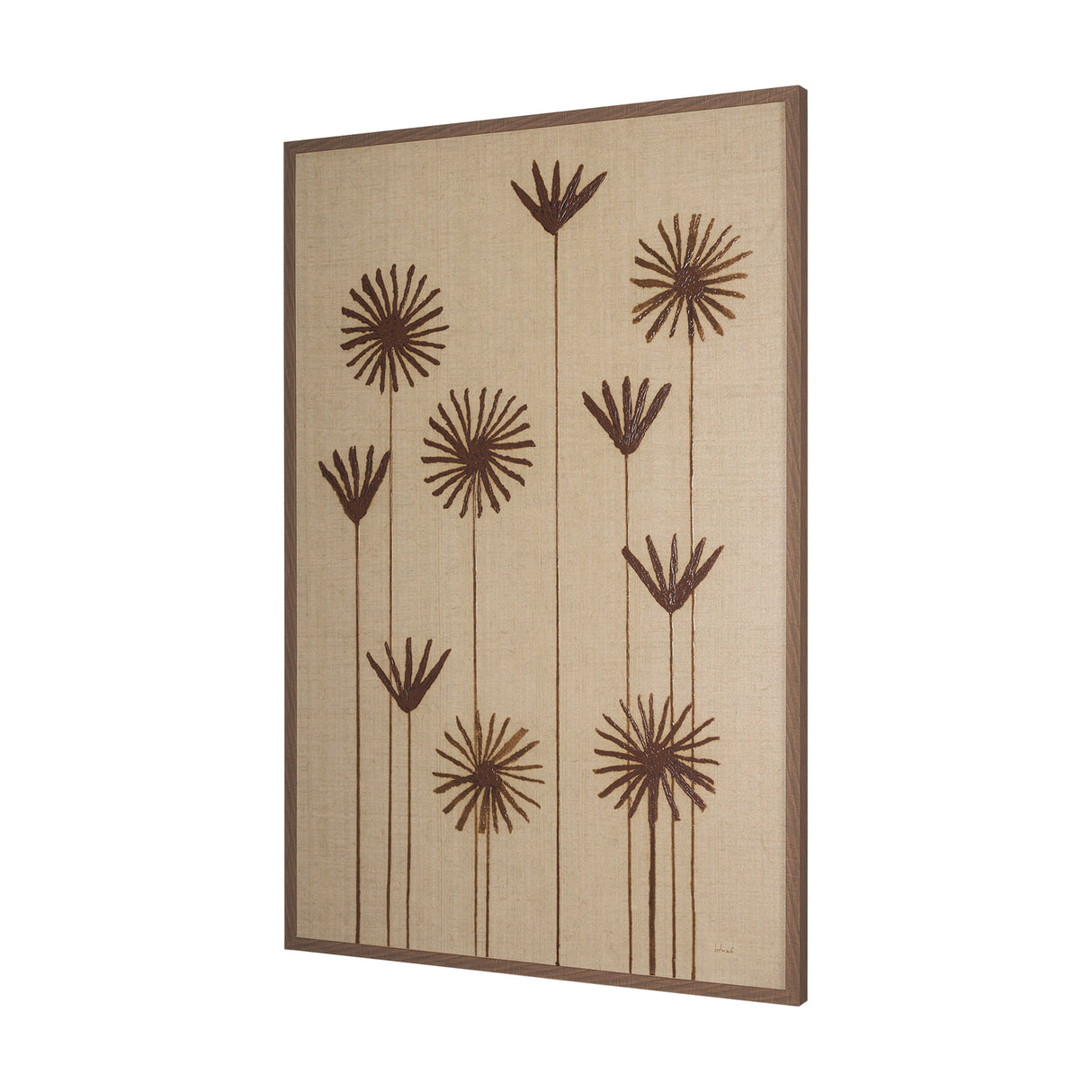 Spark II (Tan) by Mercana Studio a Hand Embellished Textured Framed Art Print from Mercana - Luna Furniture