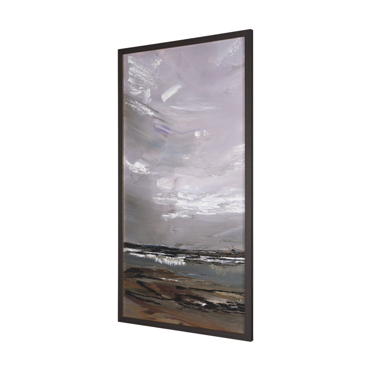 Grey Day I by Mercana Studio a Hand Embellished Textured Framed Canvas from Mercana - Luna Furniture