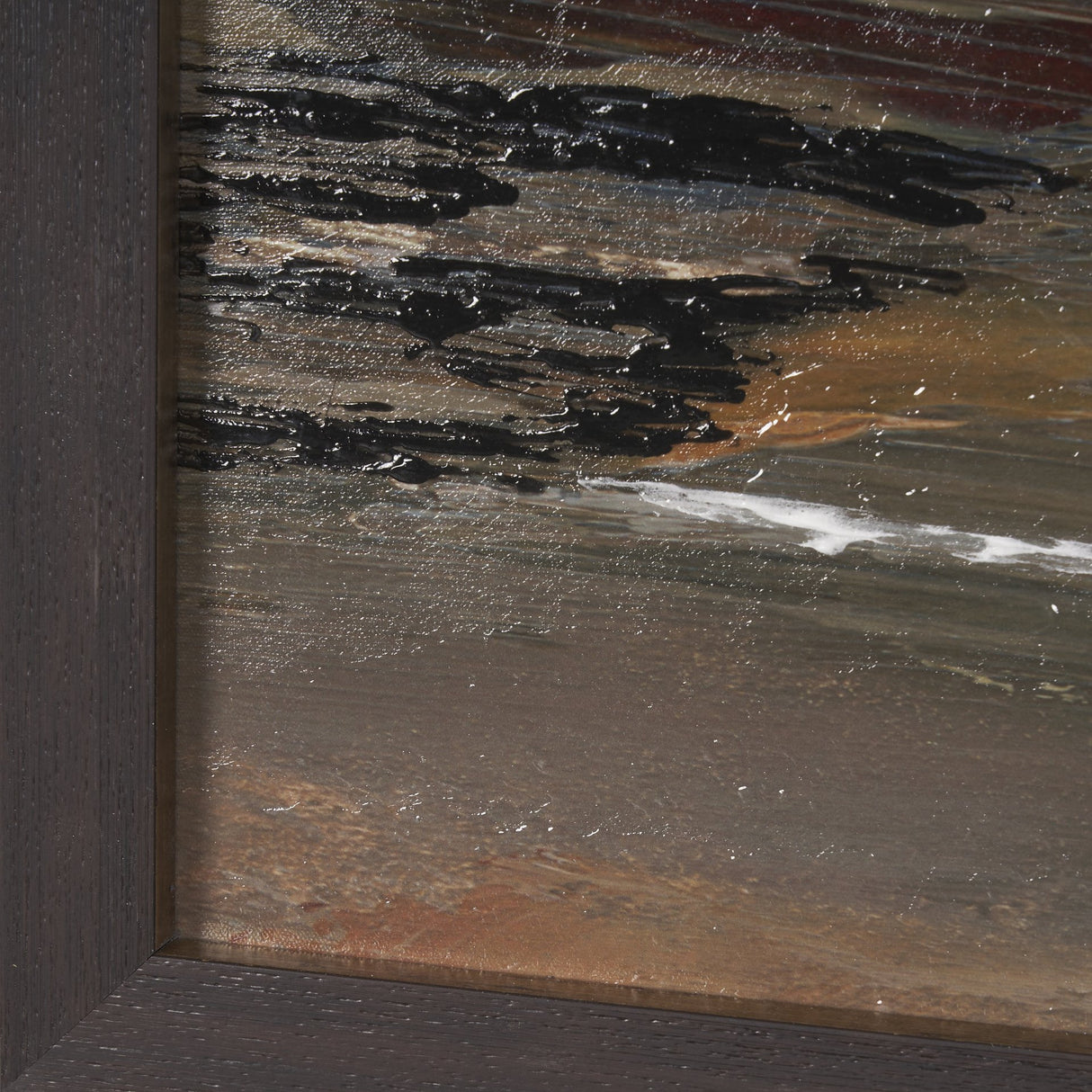Grey Day II by Mercana Studio a Hand Embellished Textured Framed Canvas from Mercana - Luna Furniture