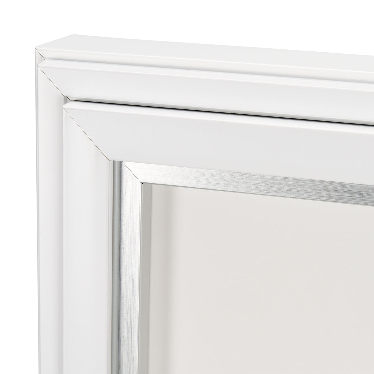 Random Lines White by Studio M a handmade Original Framed Artwork under Glass from Mercana - Luna Furniture