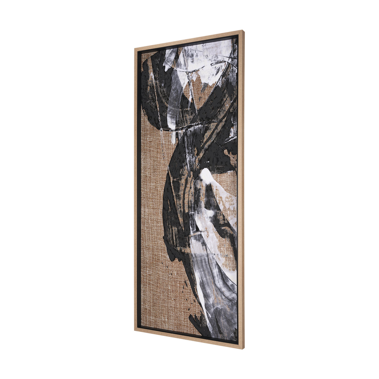 Meshy II by Mercana Studio a Hand Embellished Textured Framed Art Print from Mercana - Luna Furniture