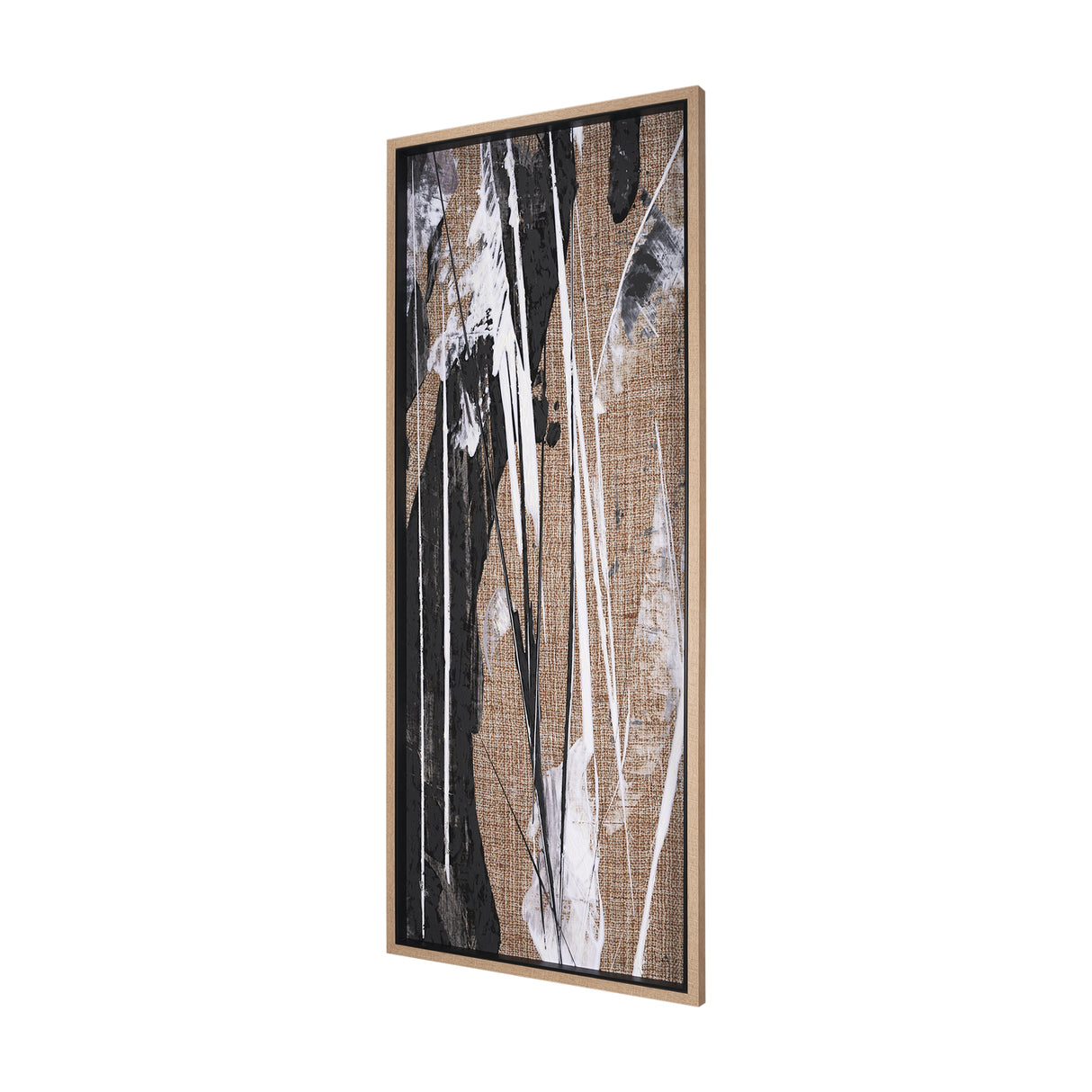 Meshy III by Mercana Studio a Hand Embellished Textured Framed Art Print from Mercana - Luna Furniture