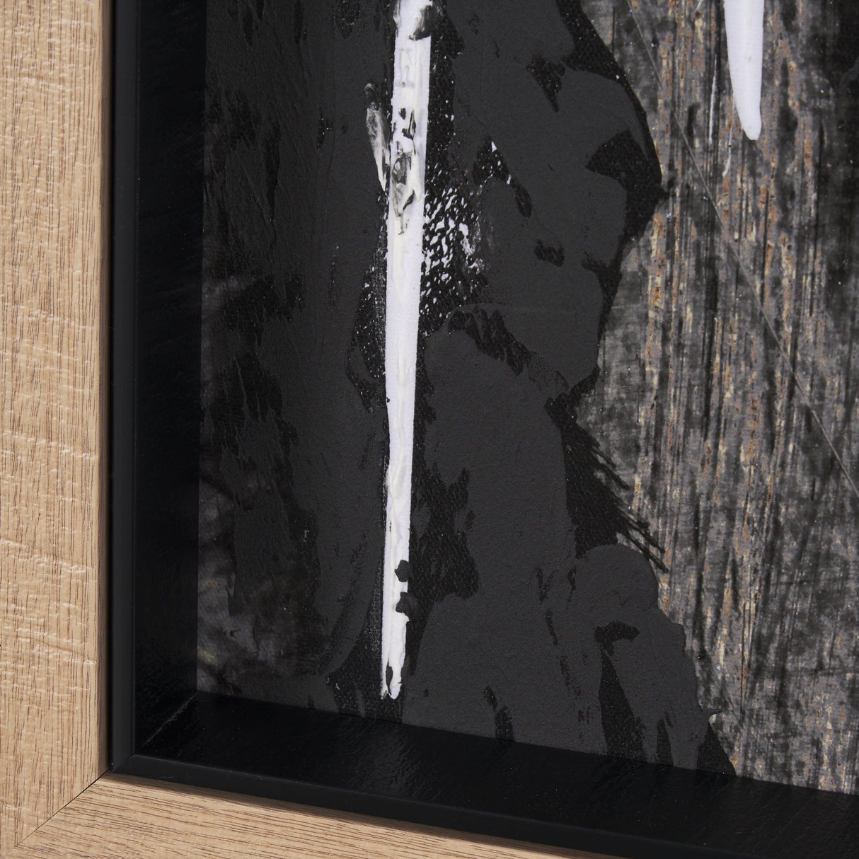 Meshy III by Mercana Studio a Hand Embellished Textured Framed Art Print from Mercana - Luna Furniture