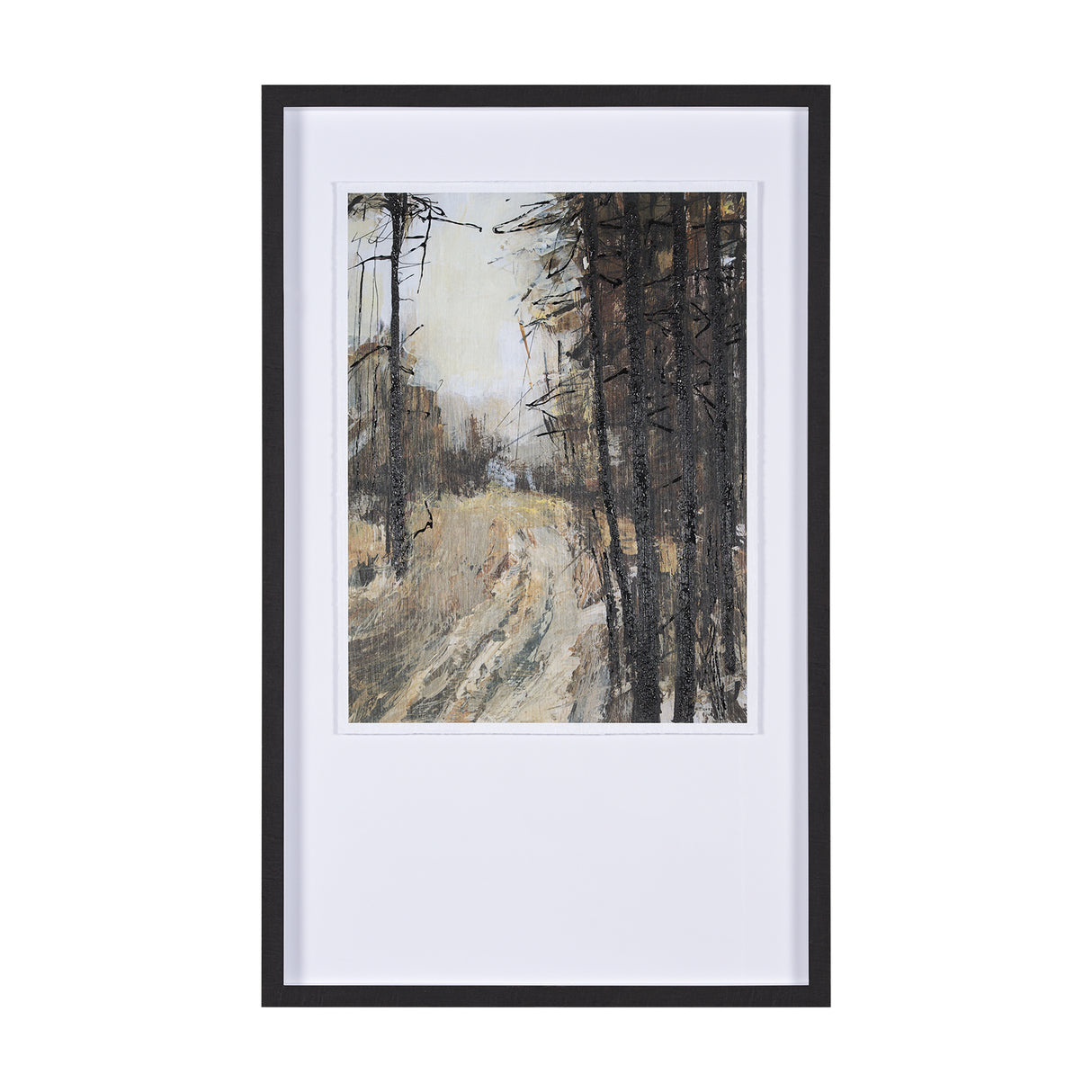Forest View I by Mercana Studio a Hand Embellished Textured Framed Art Print Matted under Glass from Mercana - Luna Furniture