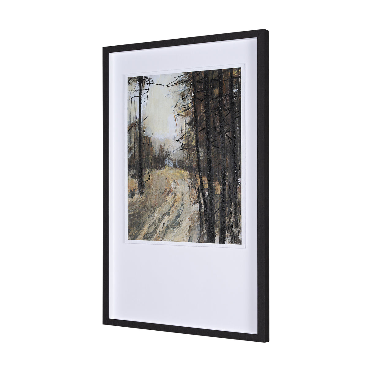 Forest View I by Mercana Studio a Hand Embellished Textured Framed Art Print Matted under Glass from Mercana - Luna Furniture