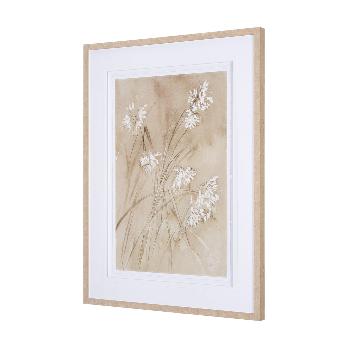 Wildflower I by Mercana Studio a Hand Embellished Textured Framed Art Print Matted under Glass from Mercana - Luna Furniture