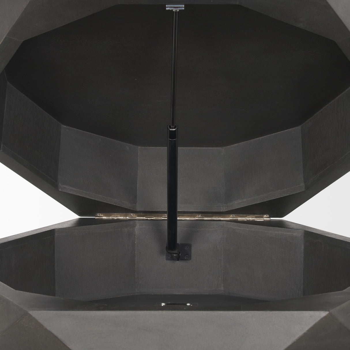 Arreto 36" Hexagonal Hinged Solid Wood Top and Base Coffee Table from Mercana - Luna Furniture