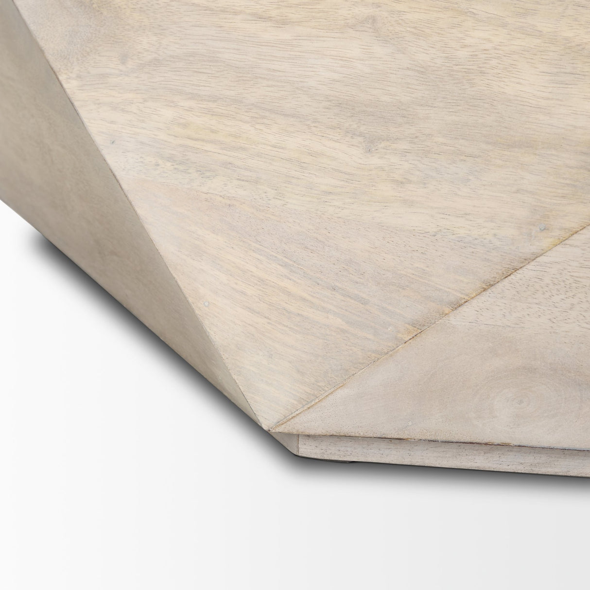 Arreto 36" Hexagonal Hinged Solid Wood Top and Base Coffee Table from Mercana - Luna Furniture