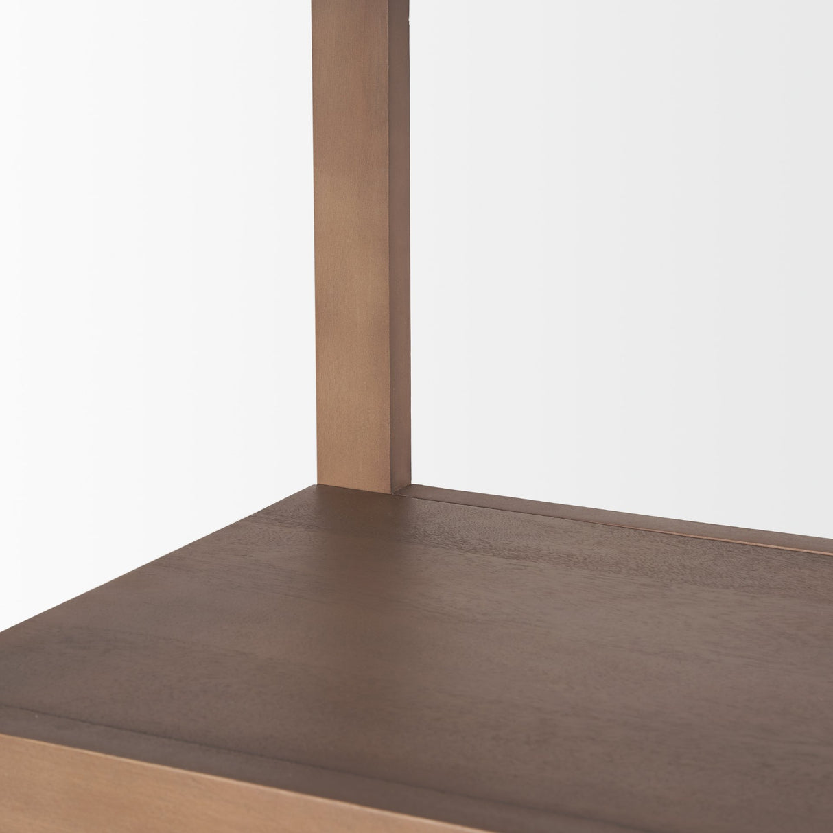Bela Arched Shelving Unit Medium Brown Wood from Mercana - Luna Furniture