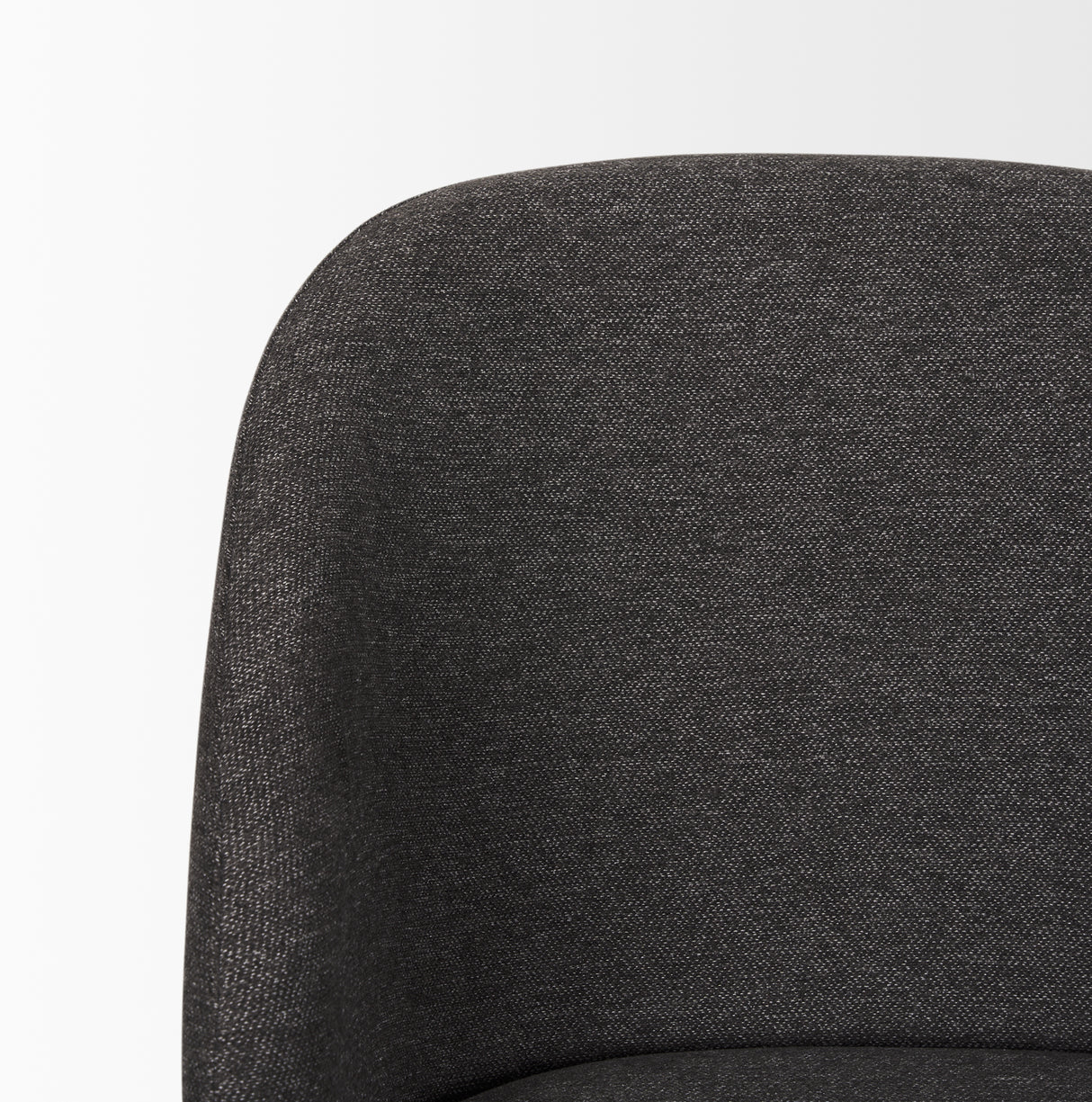 Shannon Dining Chair w/ Gray Fabric & Matte Black Metal, Set of 2 from Mercana - Luna Furniture