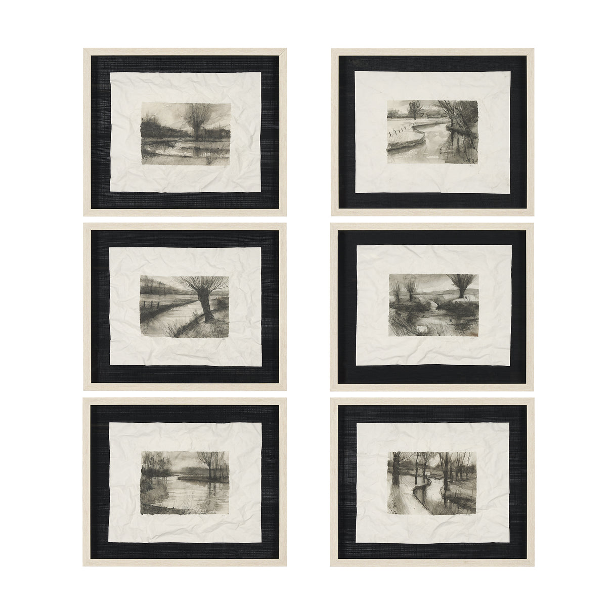 Before the Rain I by Mercana Studio a Hand Embelished Textured Framed Art Print Matted under Glass from Mercana - Luna Furniture