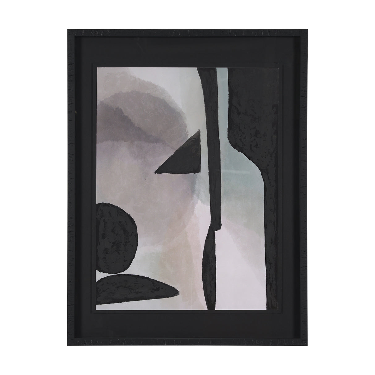 Shape Shift - Arrange by Mercana Studio Hand Embellished Textured Framed Art Print Matted under Glas from Mercana - Luna Furniture