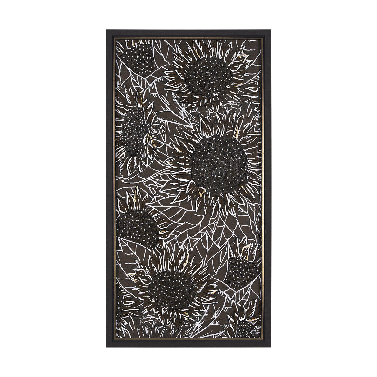Sunflower Fest VI by Mercana Studio a Hand Embellished Textured Framed Art Print from Mercana - Luna Furniture