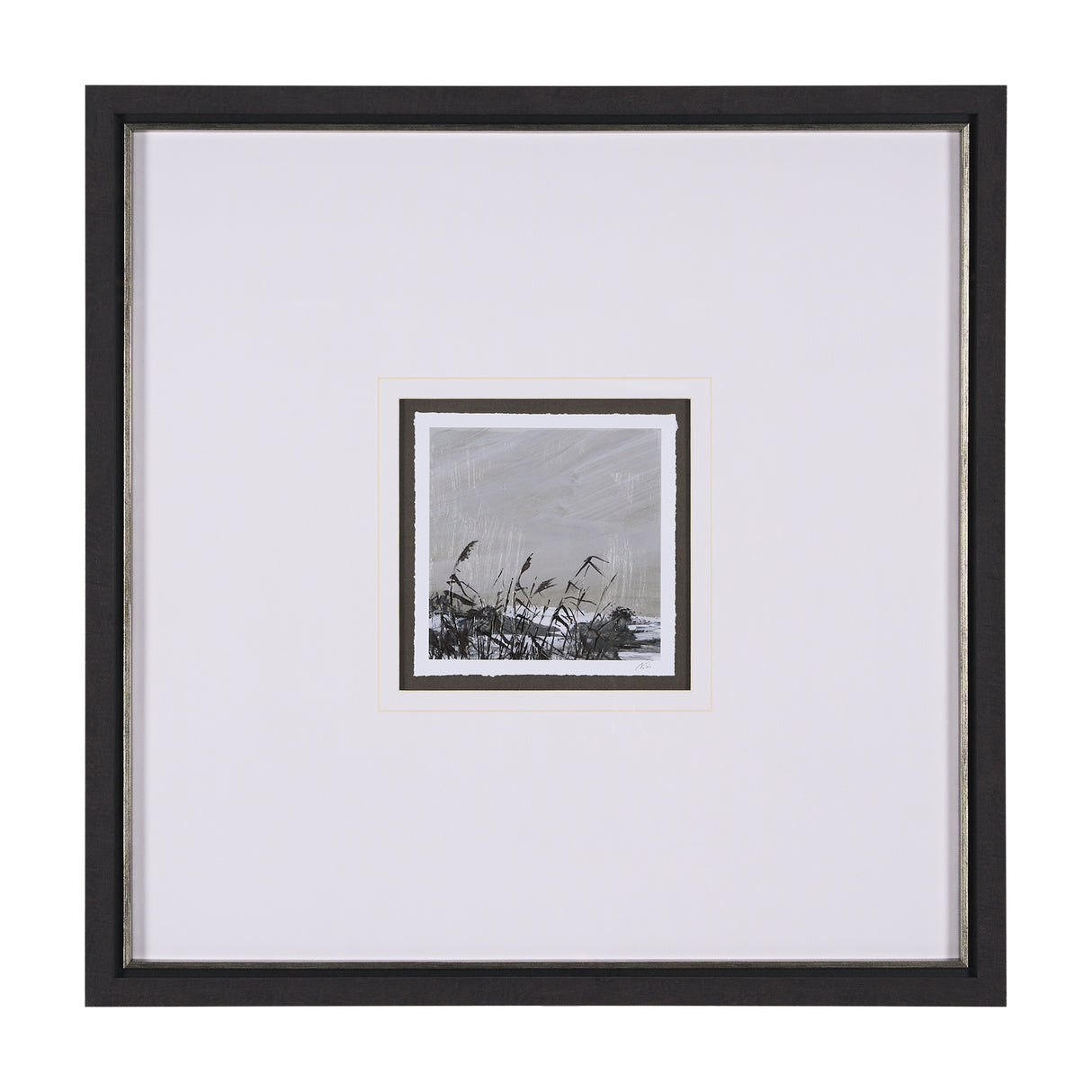 Winter Day V by Mercana Studio a Hand Embellished Textured Framed Art Print Matted under Glass from Mercana - Luna Furniture