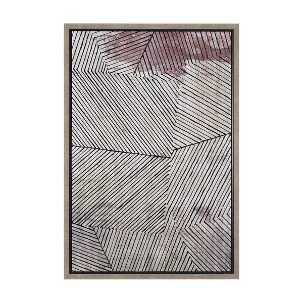 Papyrus Texture I by Mercana Studio a Hand Embellished Textured Framed Canvas
