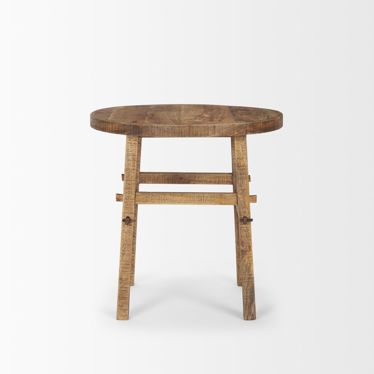 Rosie Large Brown Wood End Table from Mercana - Luna Furniture