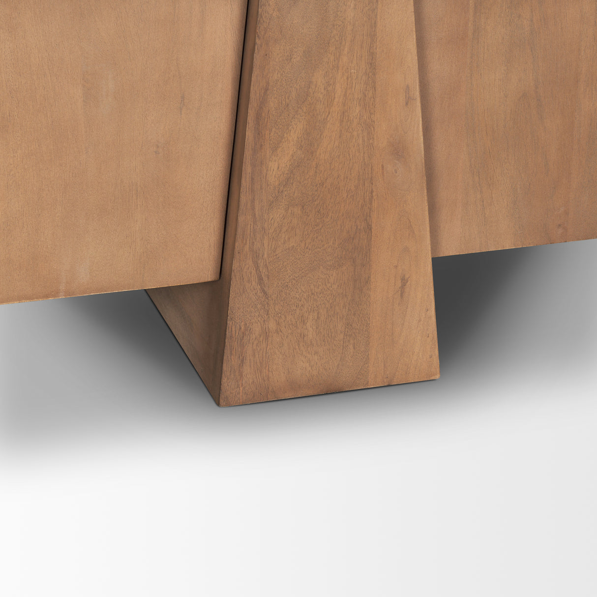 Eula Medium Brown Wood 4-Door Sideboard from Mercana - Luna Furniture