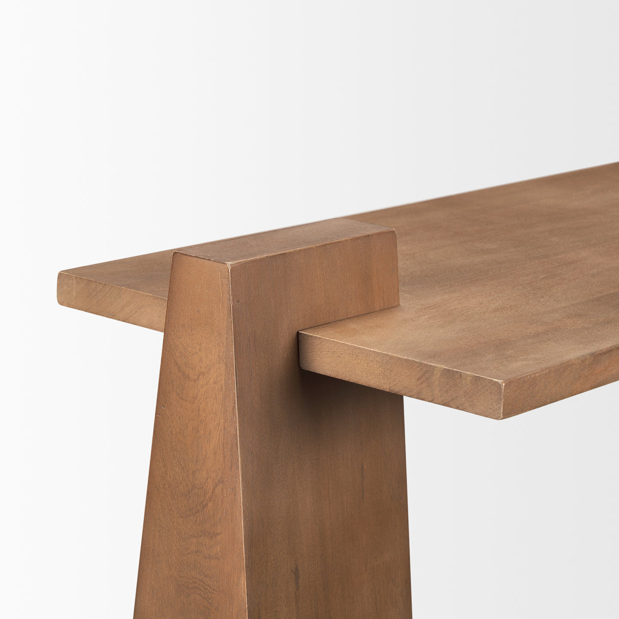 Eula Medium Brown Wood Console Table from Mercana - Luna Furniture