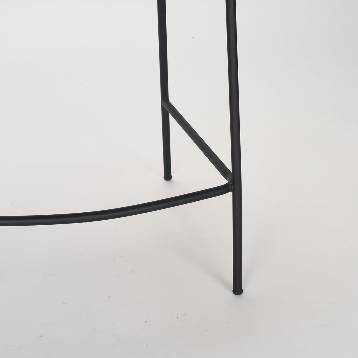Carolyn Counter Stool w/ Oatmeal Fabric & Matte Black Metal from Mercana - Luna Furniture