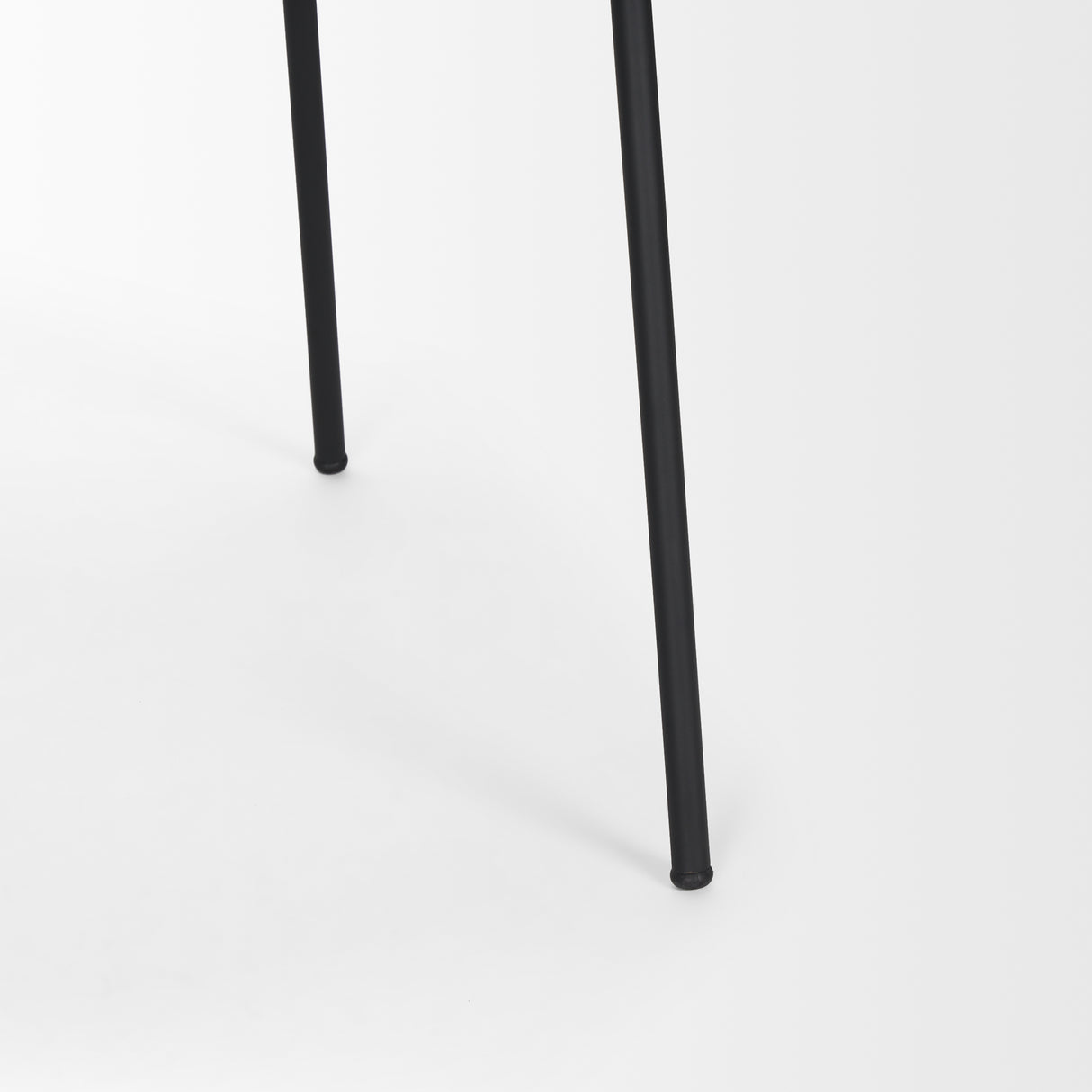 Carolyn Dining Chair w/ Oatmeal Fabric & Matte Black Metal, Set of 2 from Mercana - Luna Furniture